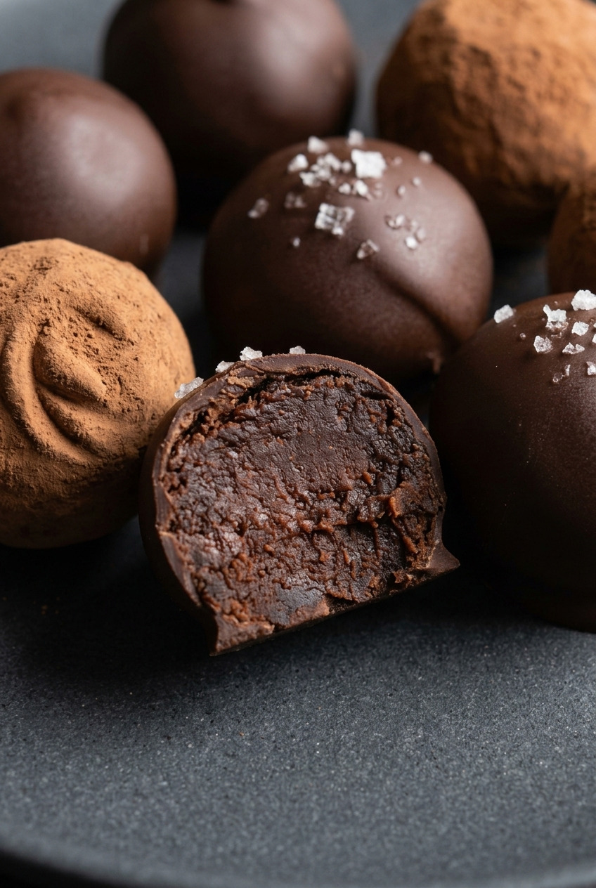 chocolate sweet potato truffles