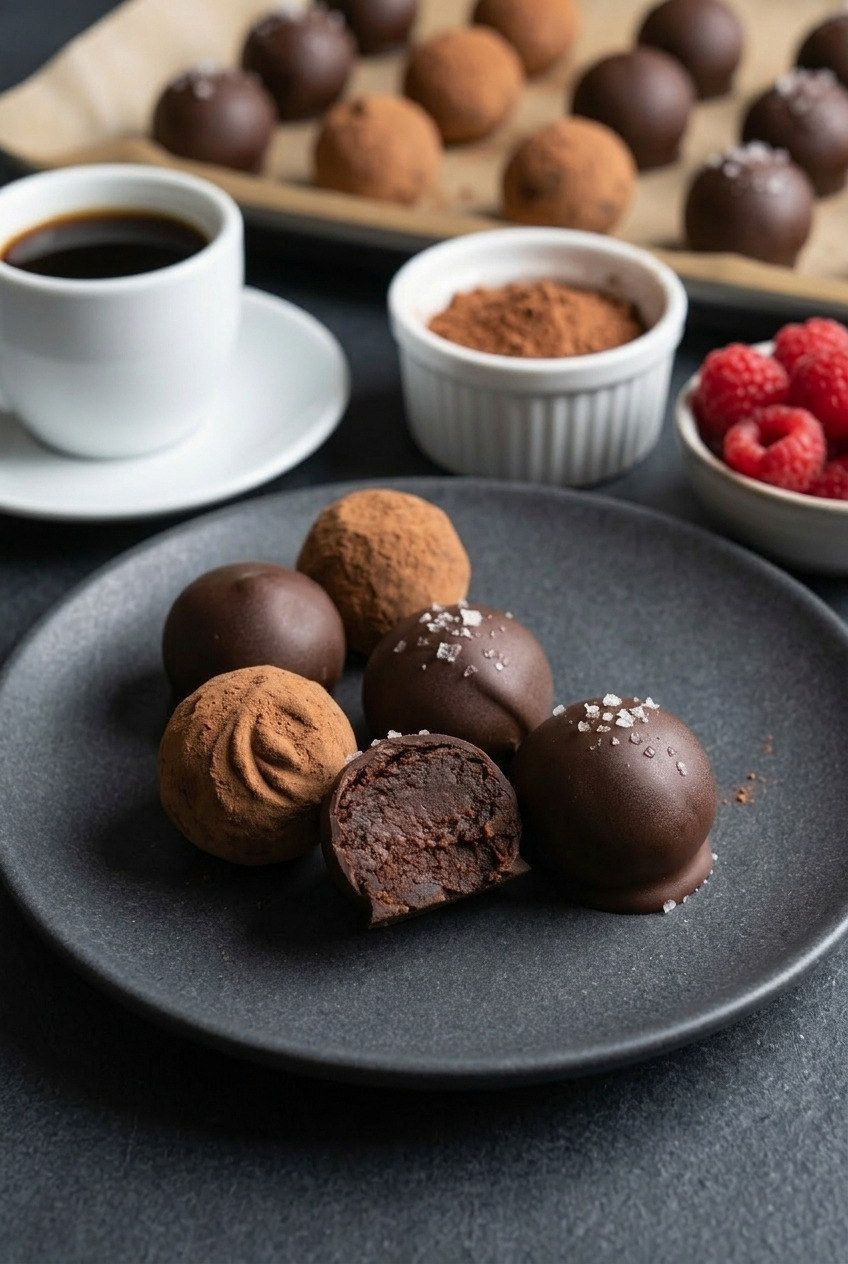 chocolate sweet potato truffles complete meal