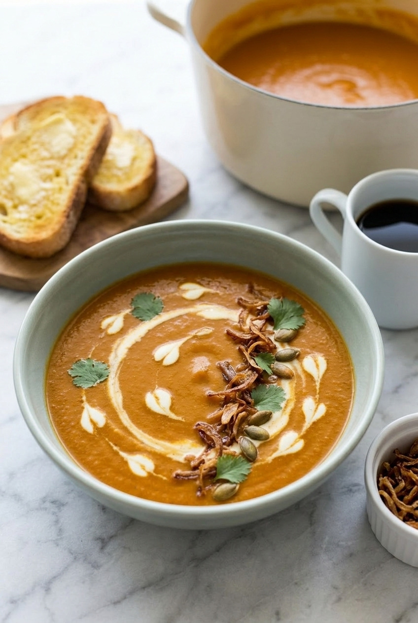 creamy new zealand kumara soup complete meal