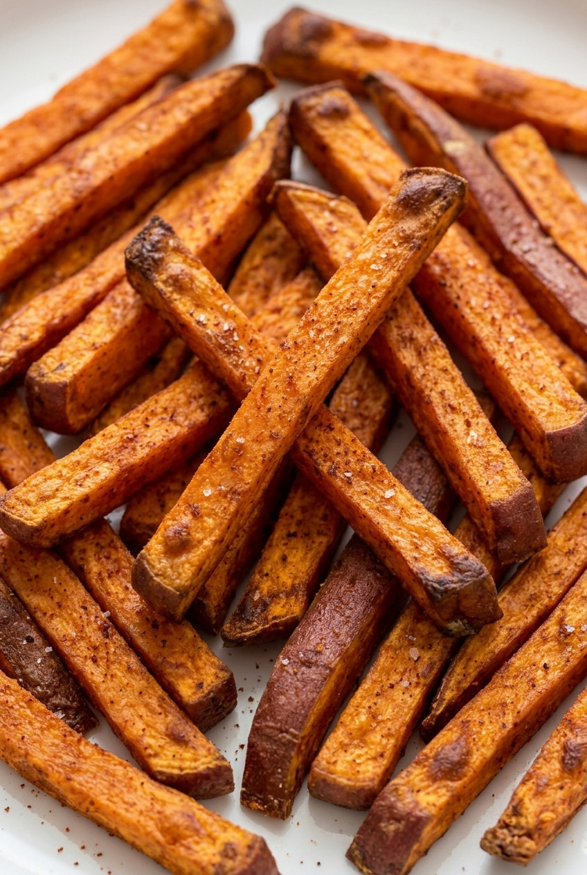 crispy baked sweet potato fries