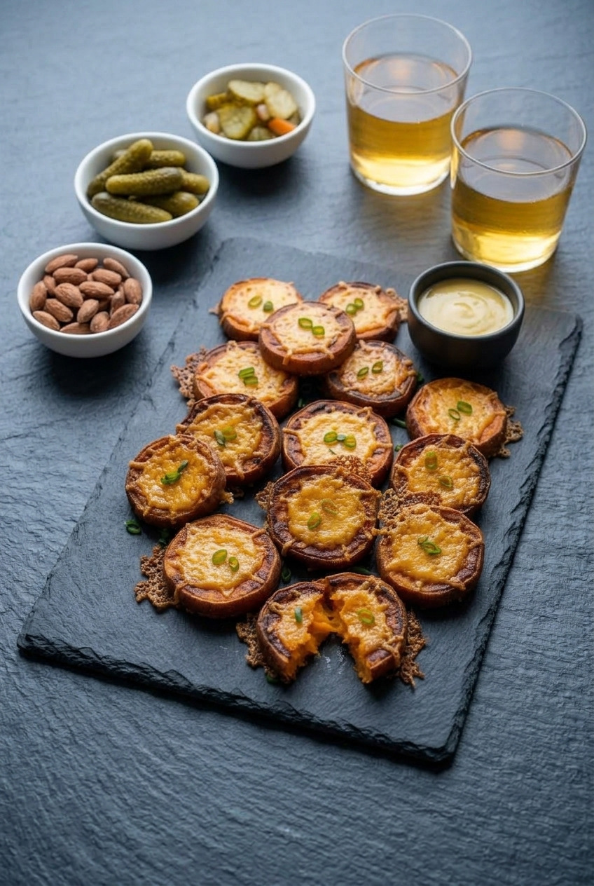 crispy cheesy sweet potato bites complete meal