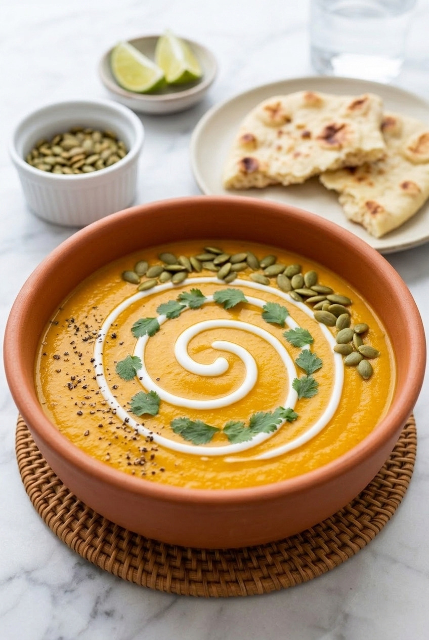 curried sweet potato soup complete meal
