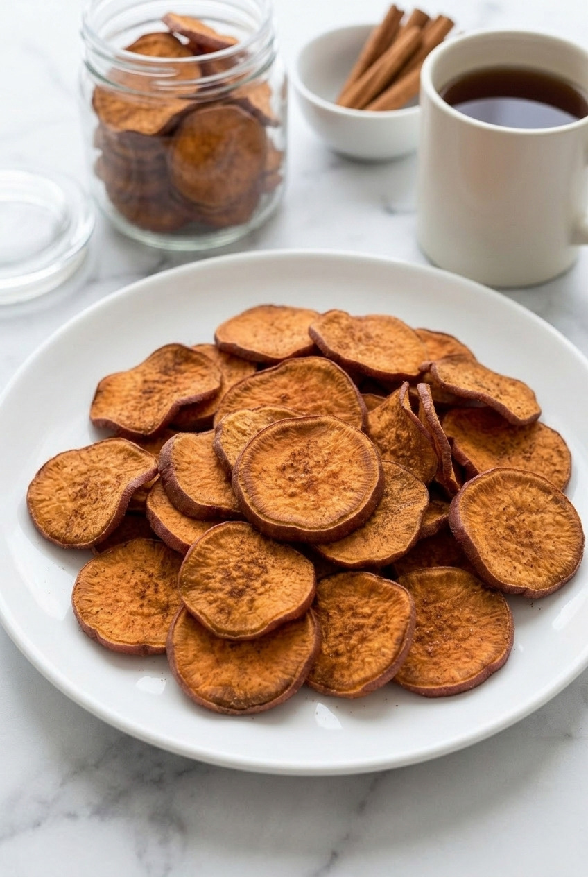 dehydrator sweet potato chips with cinnamon complete meal