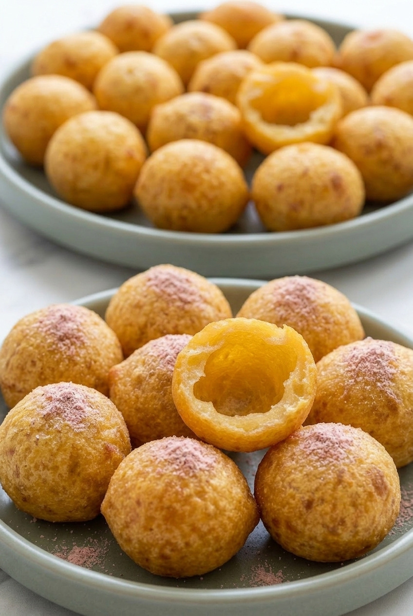 digua qiu taiwanese sweet potato balls dinner scene