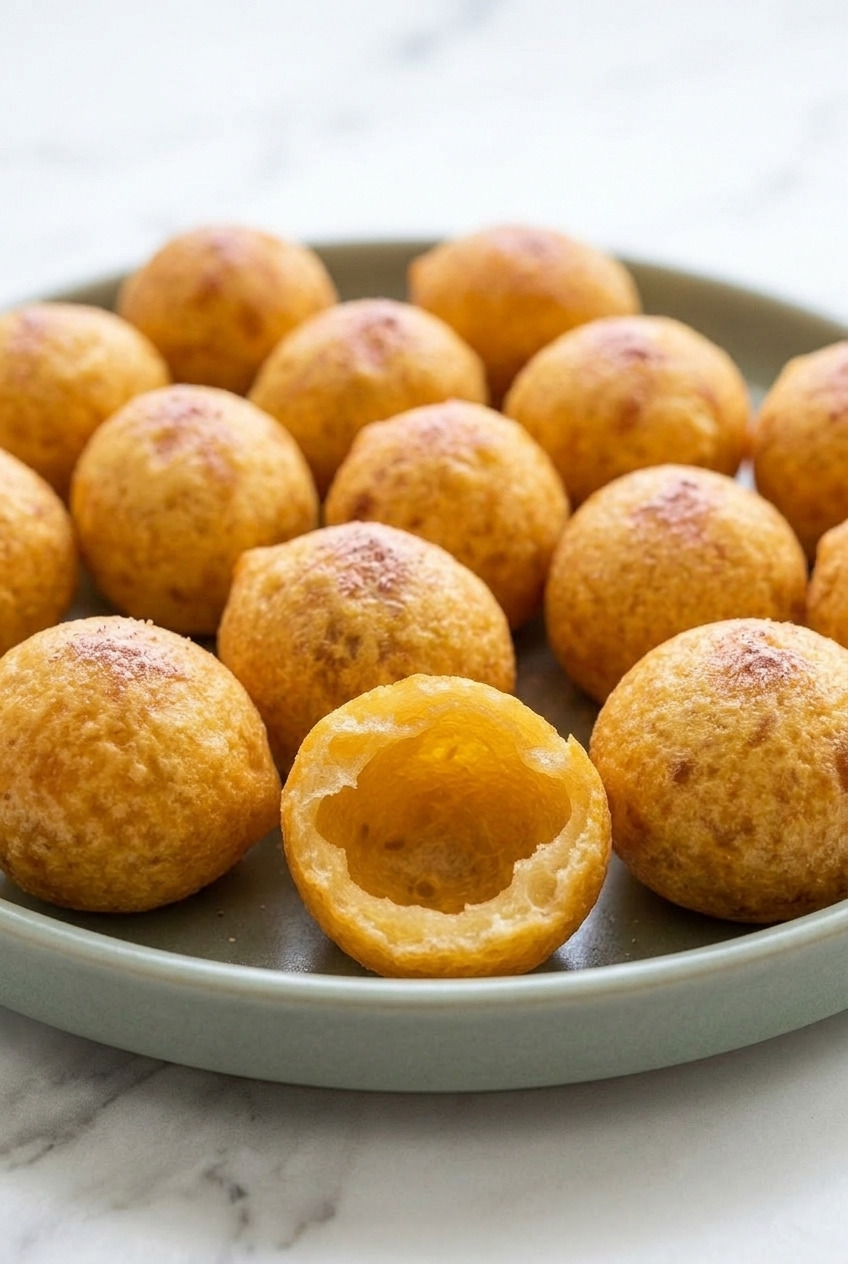 digua qiu taiwanese sweet potato balls side view