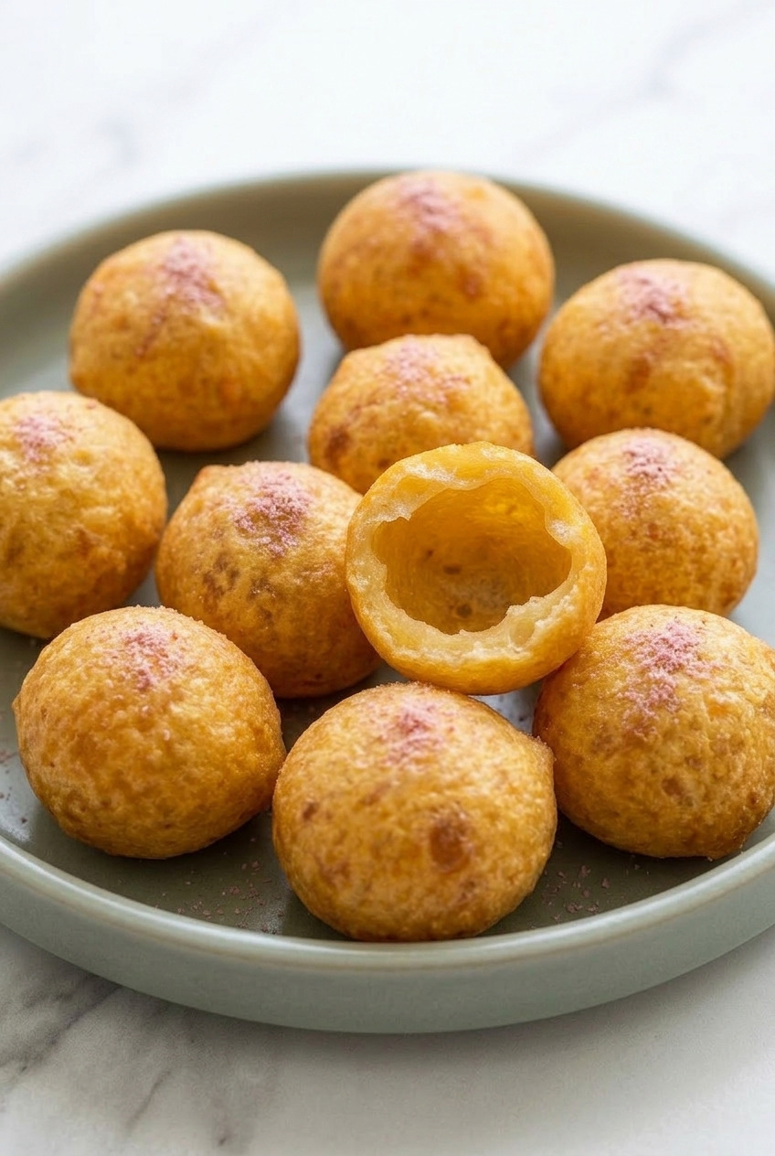 digua qiu taiwanese sweet potato balls served