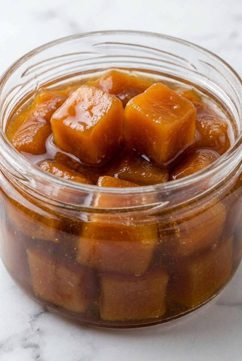 doce de batata doce brazilian sweet potato compote served