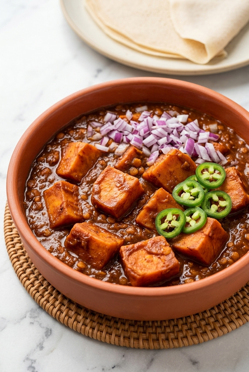 ethiopian berbere sweet potato stew
