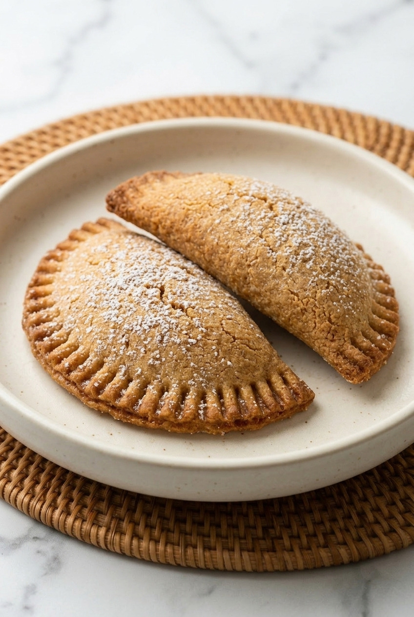 fried sweet potato hand pies side view