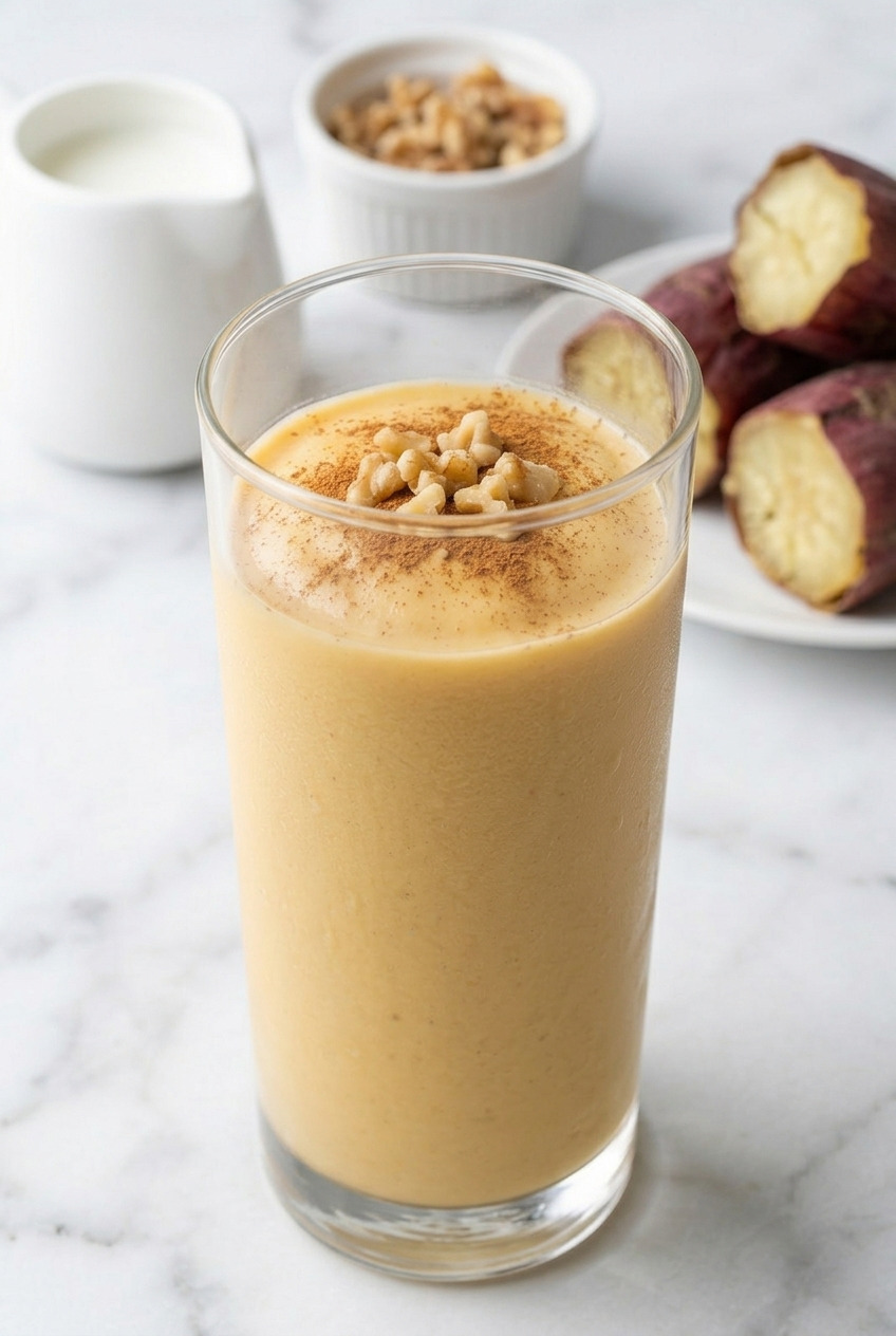 goguma latte korean sweet potato milk drink complete meal