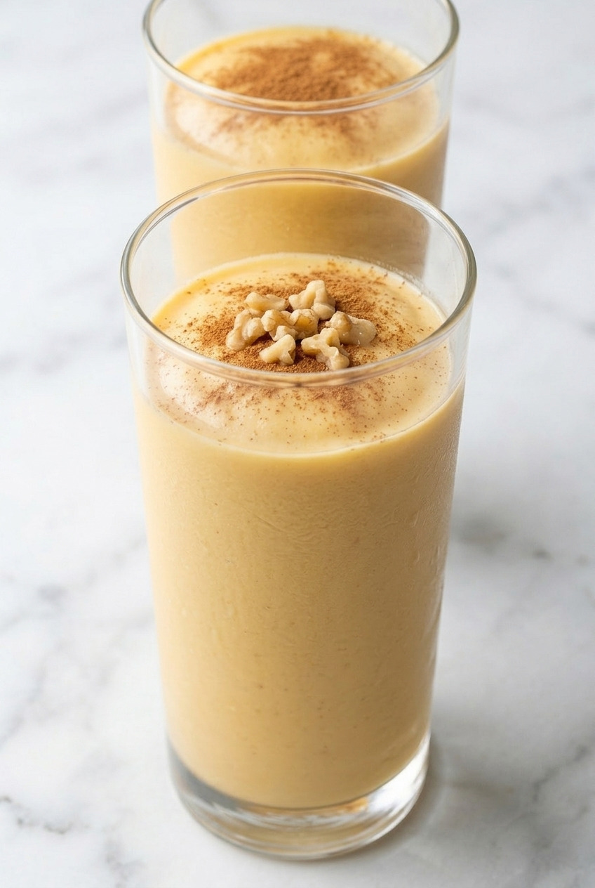 goguma latte korean sweet potato milk drink dinner scene