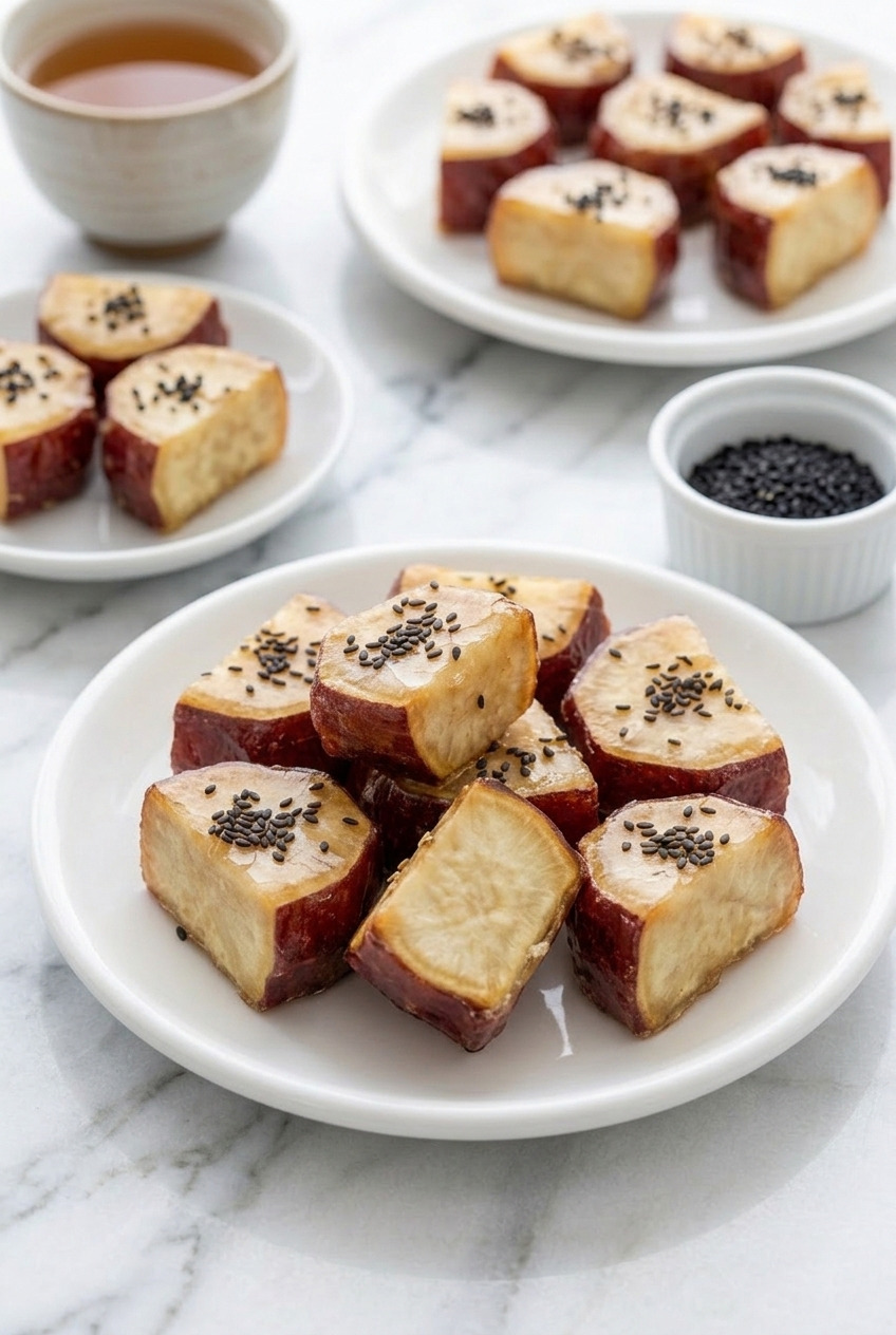 goguma mattang korean candied sweet potatoes complete meal