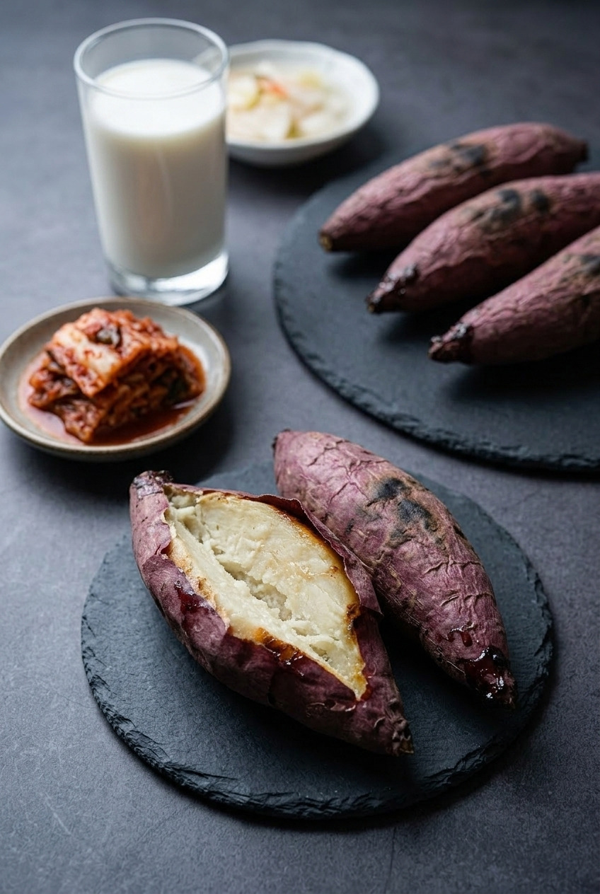 gun goguma korean roasted sweet potatoes complete meal
