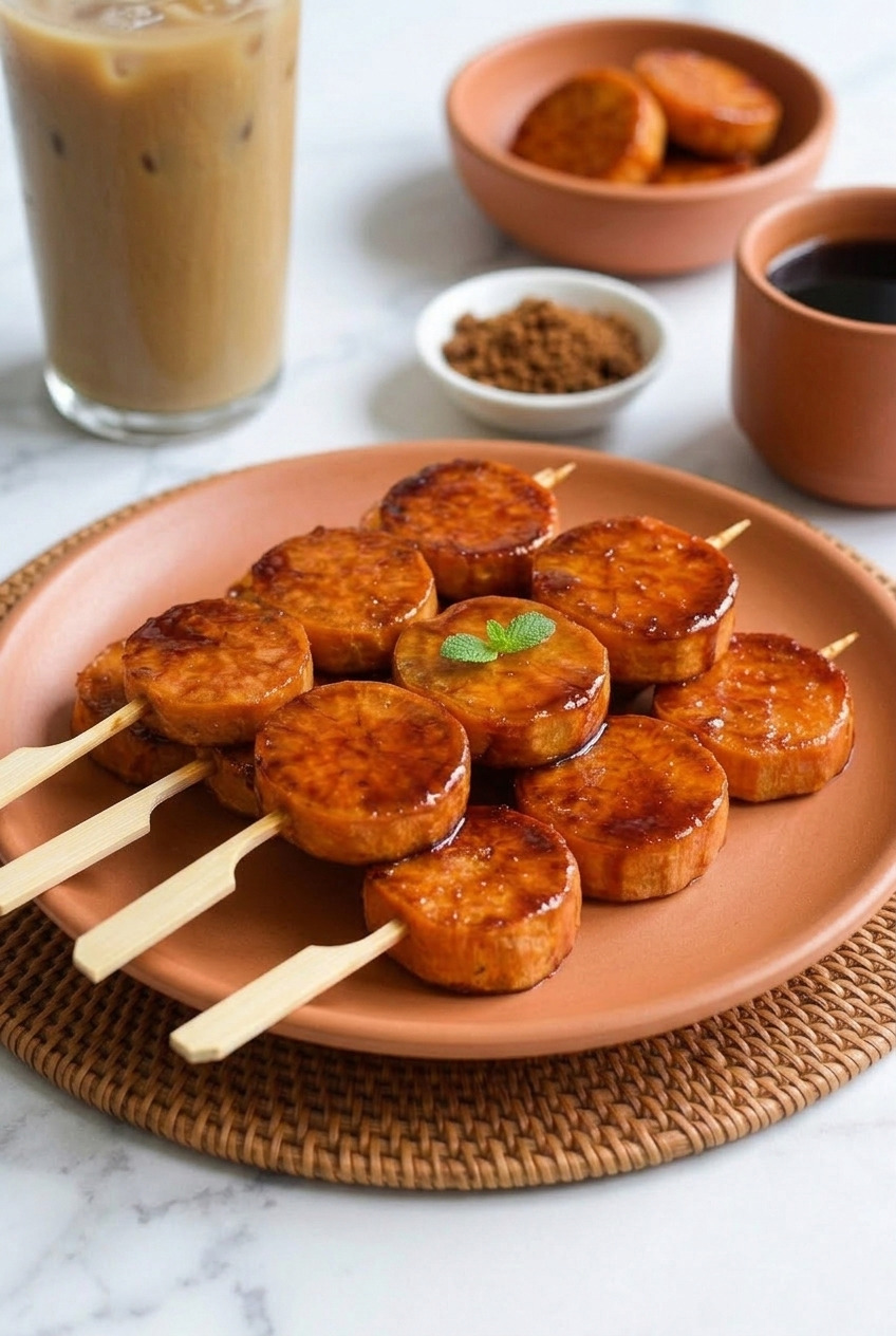 kamote cue filipino caramelized sweet potato skewers complete meal