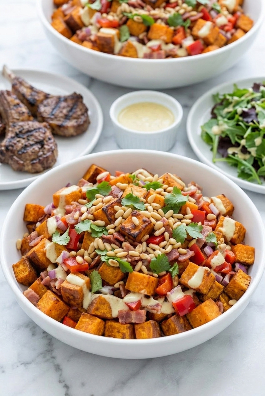 kumara and bacon salad new zealand complete meal