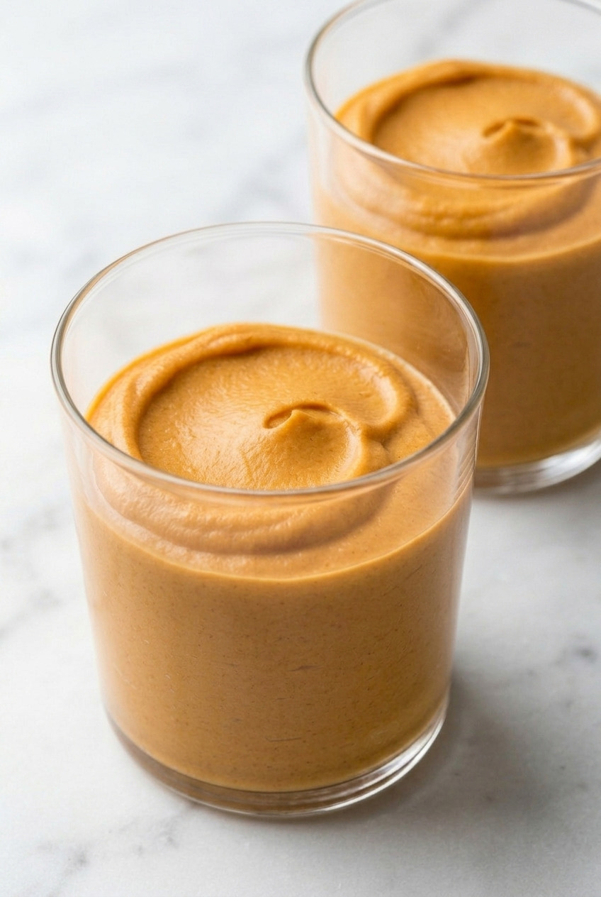 maple sweet potato mousse dinner scene