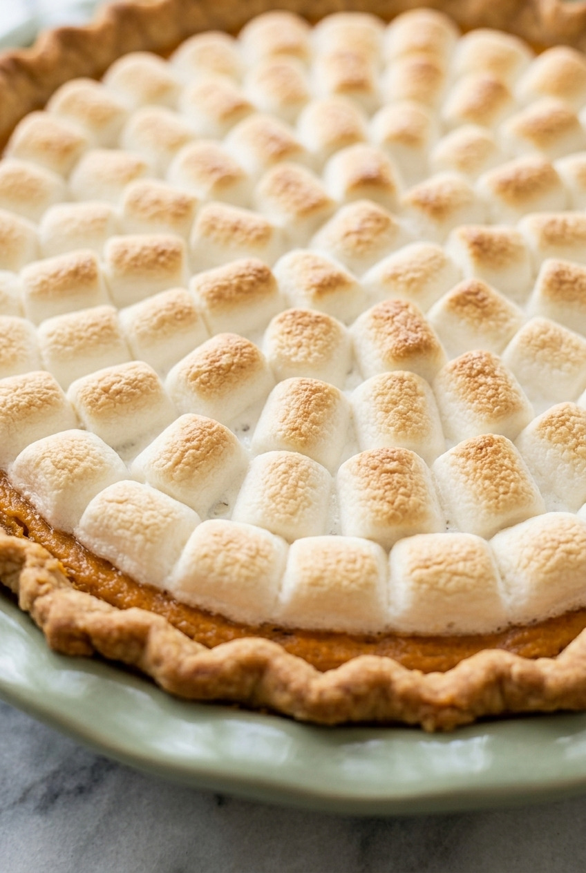 marshmallowtopped sweet potato pie