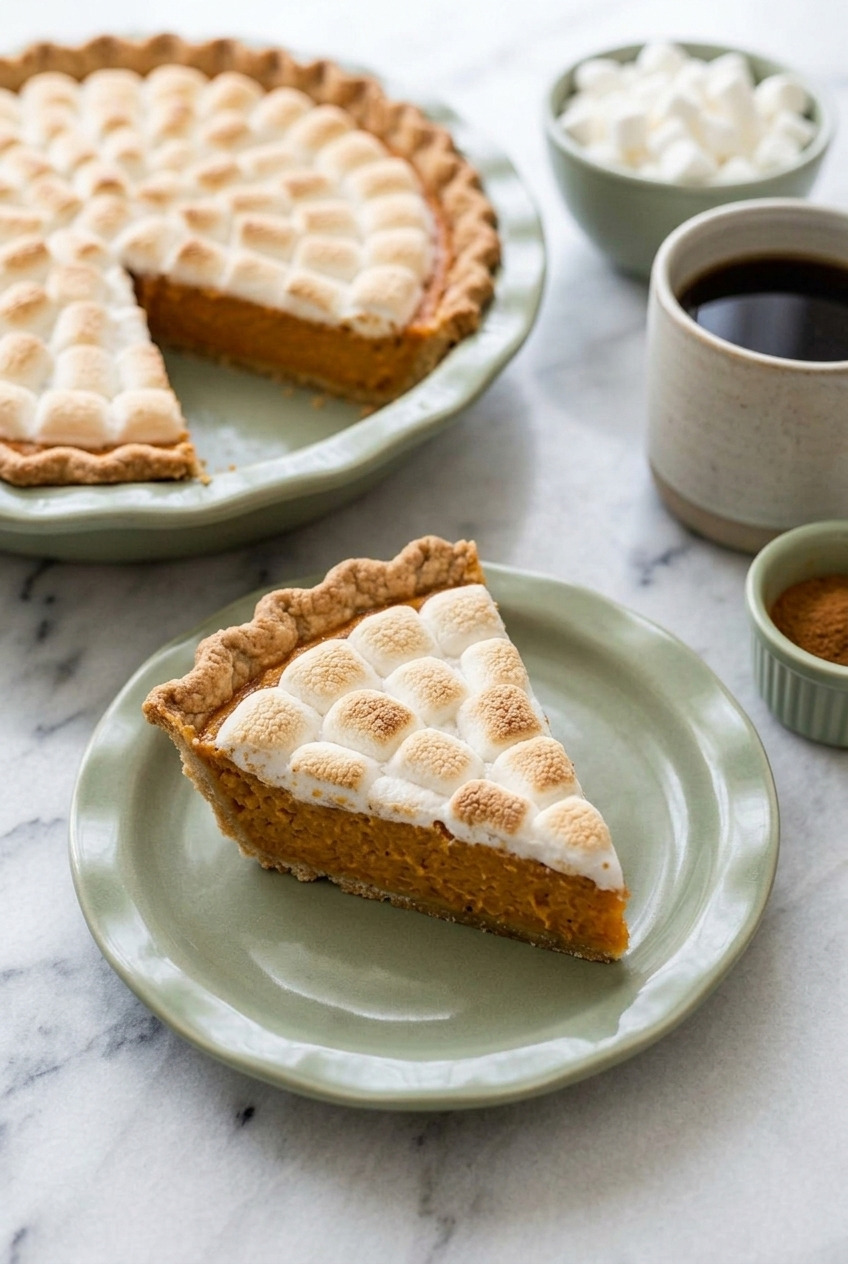 marshmallowtopped sweet potato pie complete meal