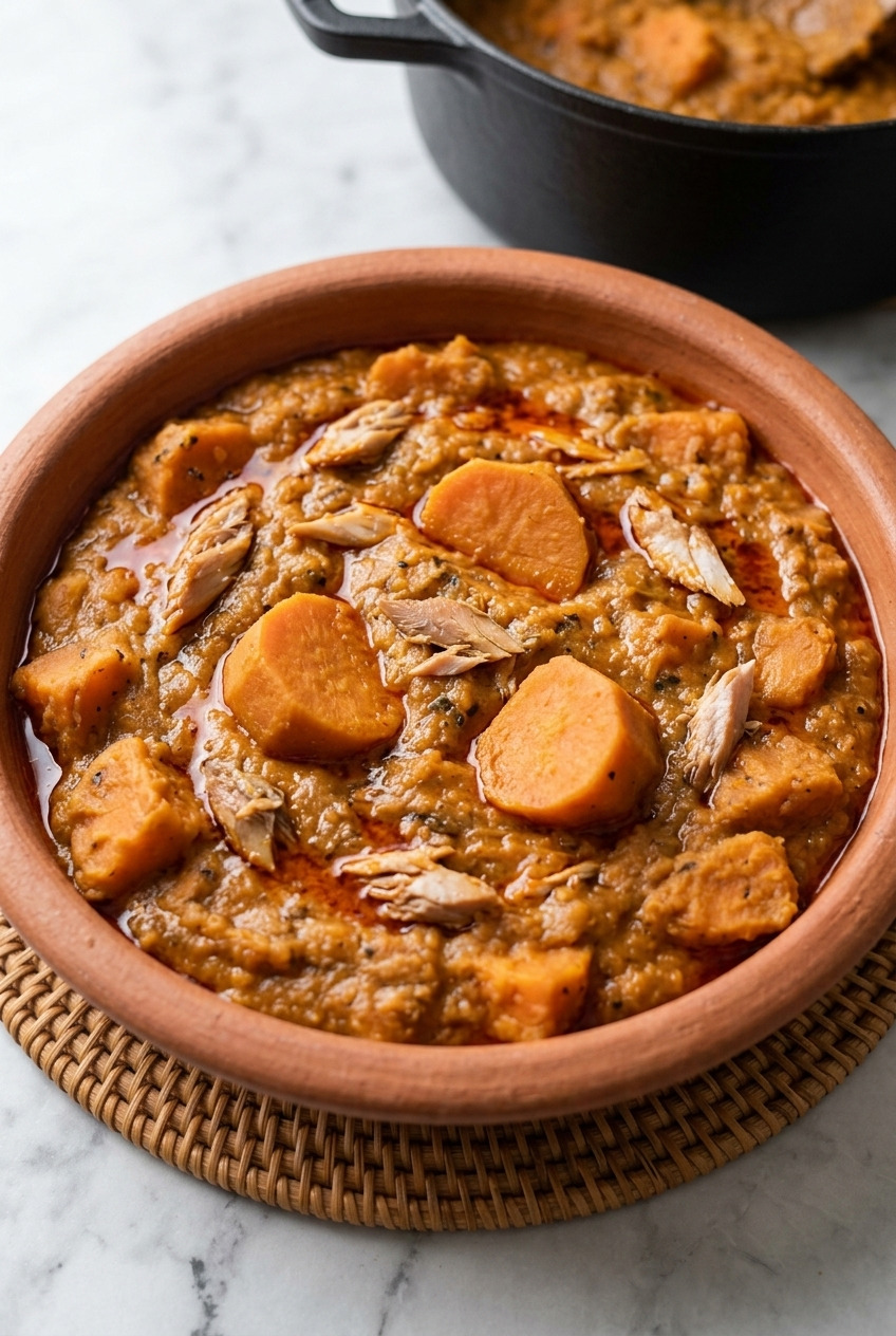 mpotompoto ghanaian sweet potato porridge