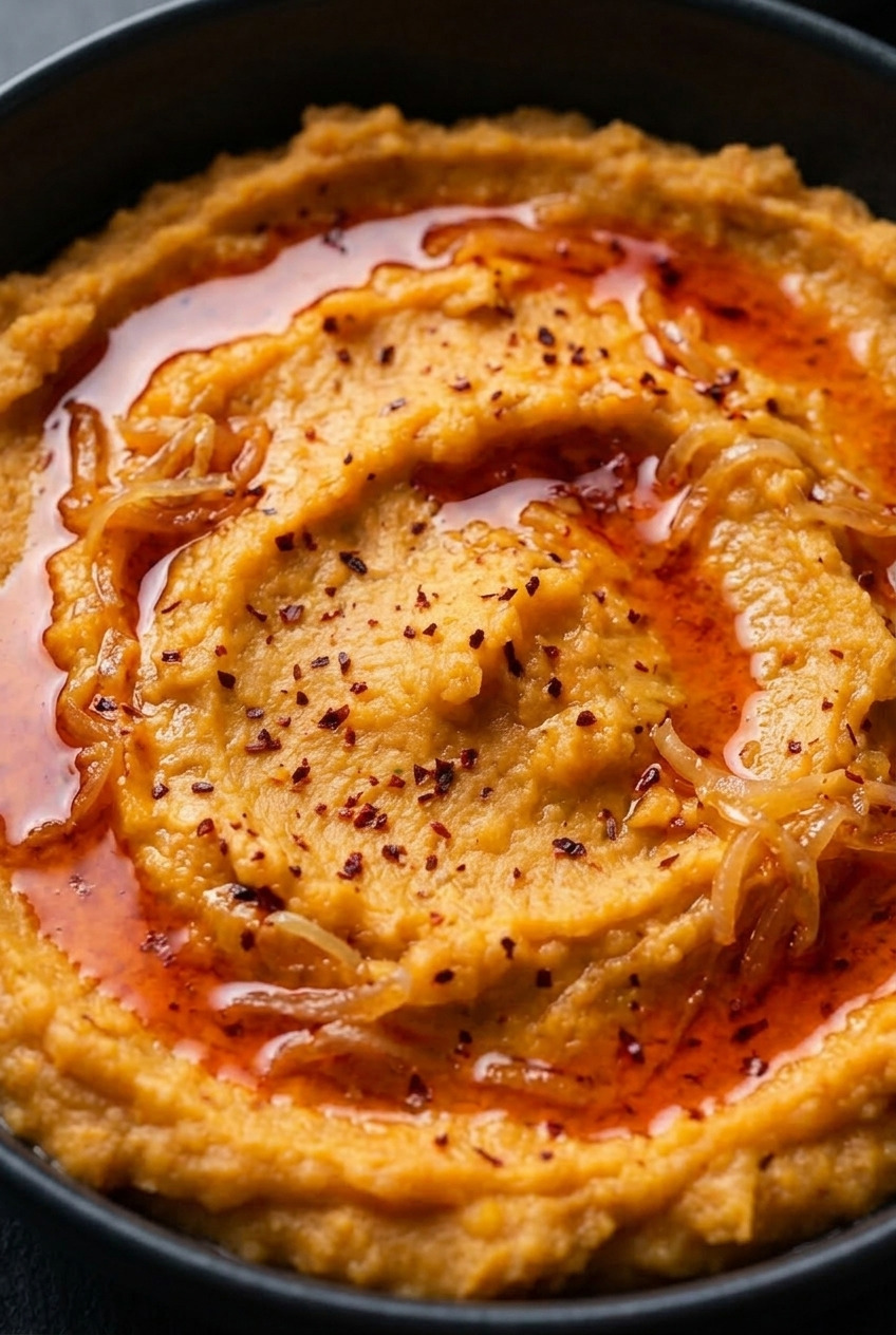 nagoti dzogbo ewe sweet potato breakfast porridge close up
