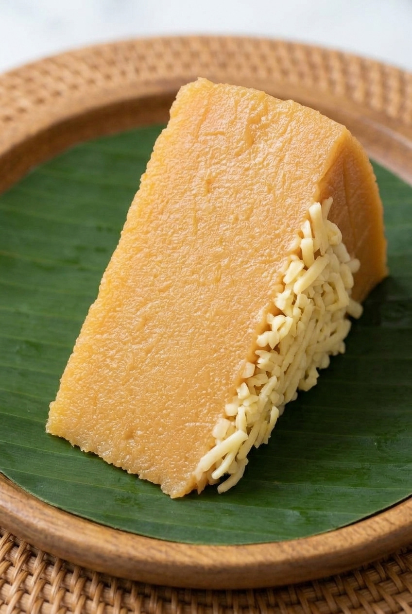 nilupak na kamote filipino mashed sweet potato side view