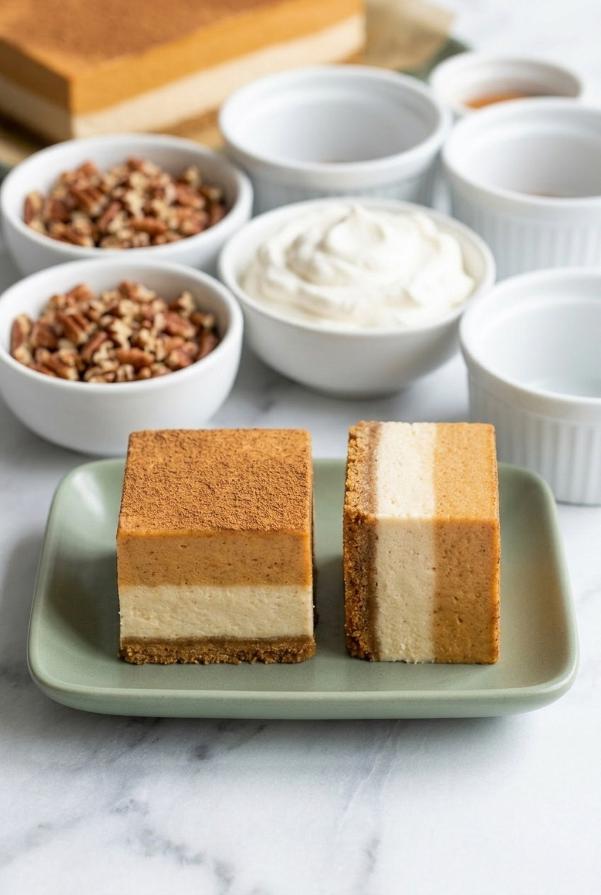nobake sweet potato cheesecake bars complete meal