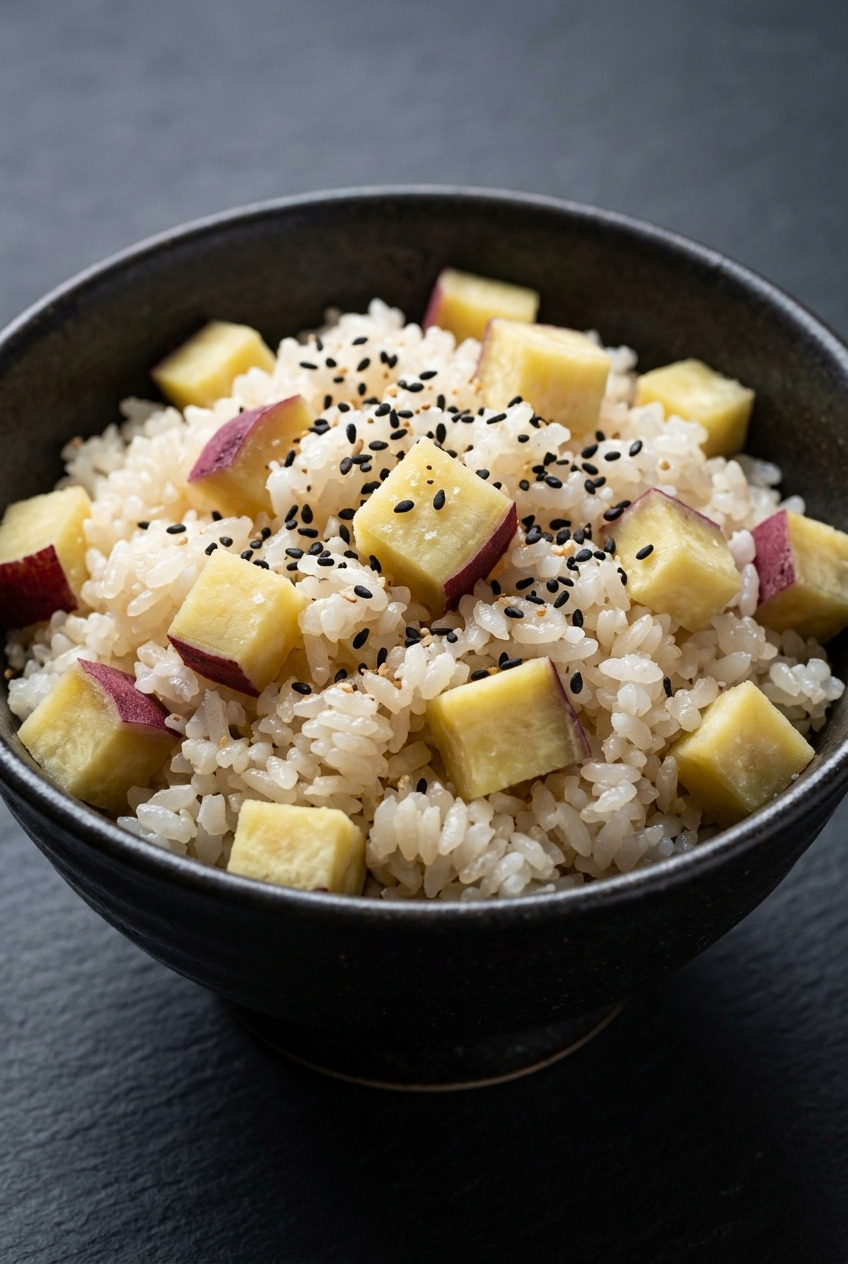 satsumaimo gohan japanese sweet potato rice