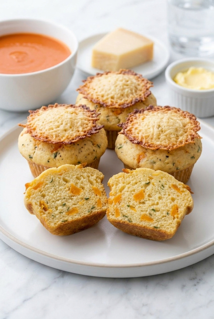 savory sweet potato and parmesan muffins complete meal