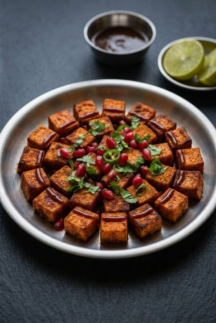 shakarkandi chaat indian sweet potato street salad complete meal