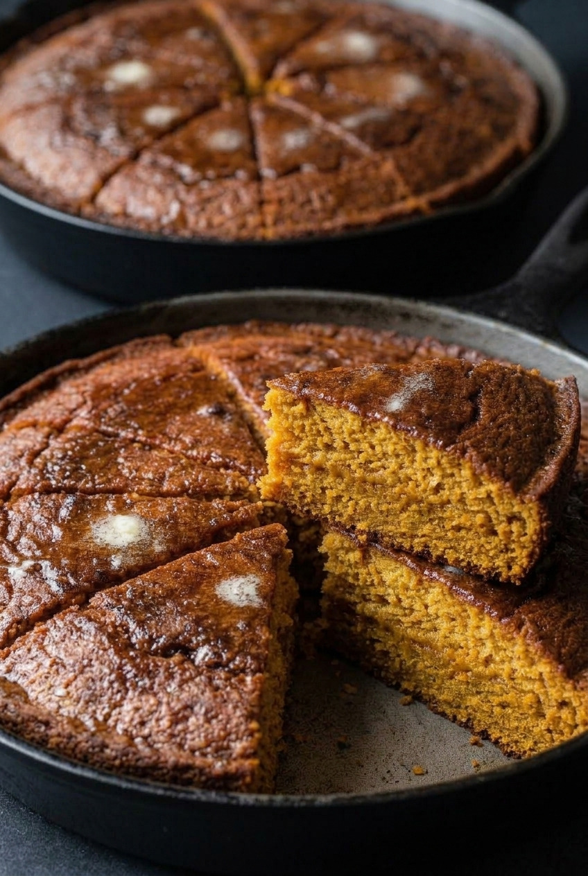 southern sweet potato cornbread dinner scene