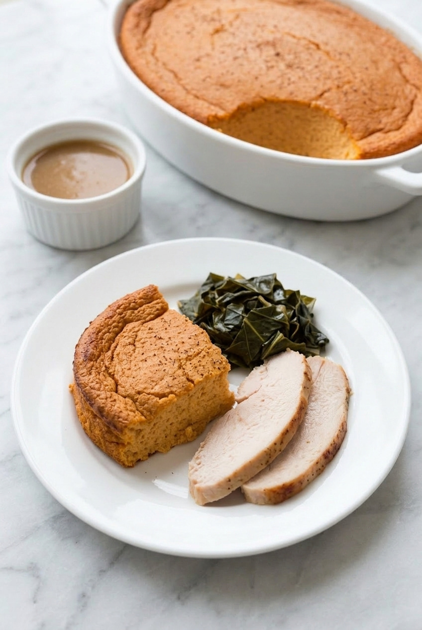 southern sweet potato souffle with vanilla and nutmeg complete meal