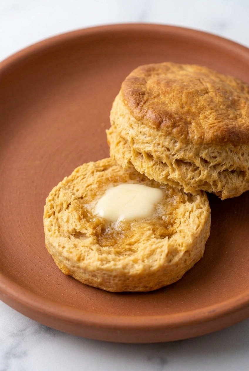 sweet potato angel biscuits close up