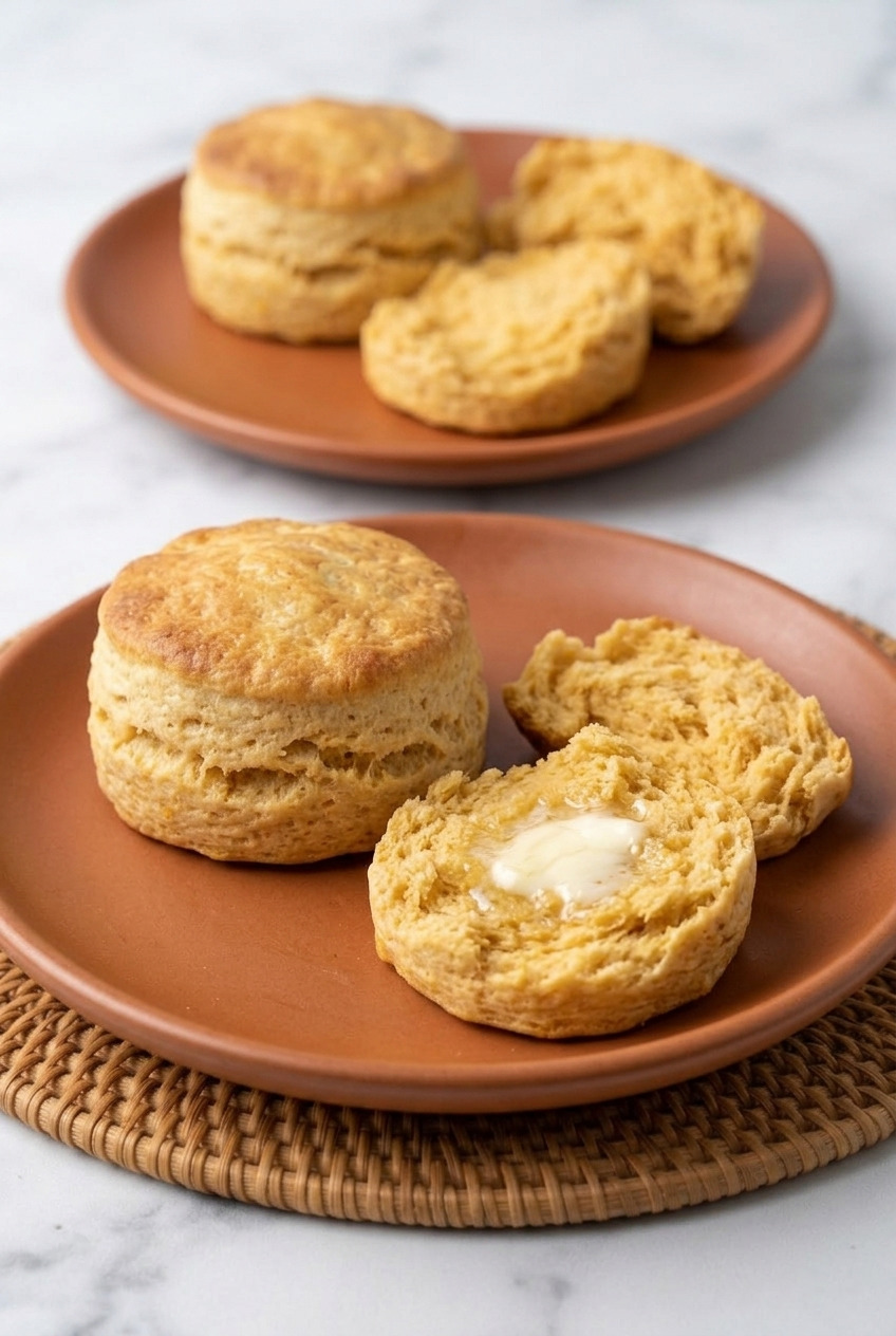sweet potato angel biscuits dinner scene