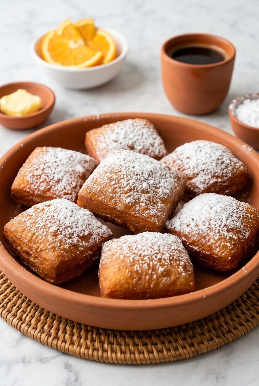 sweet potato beignets complete meal