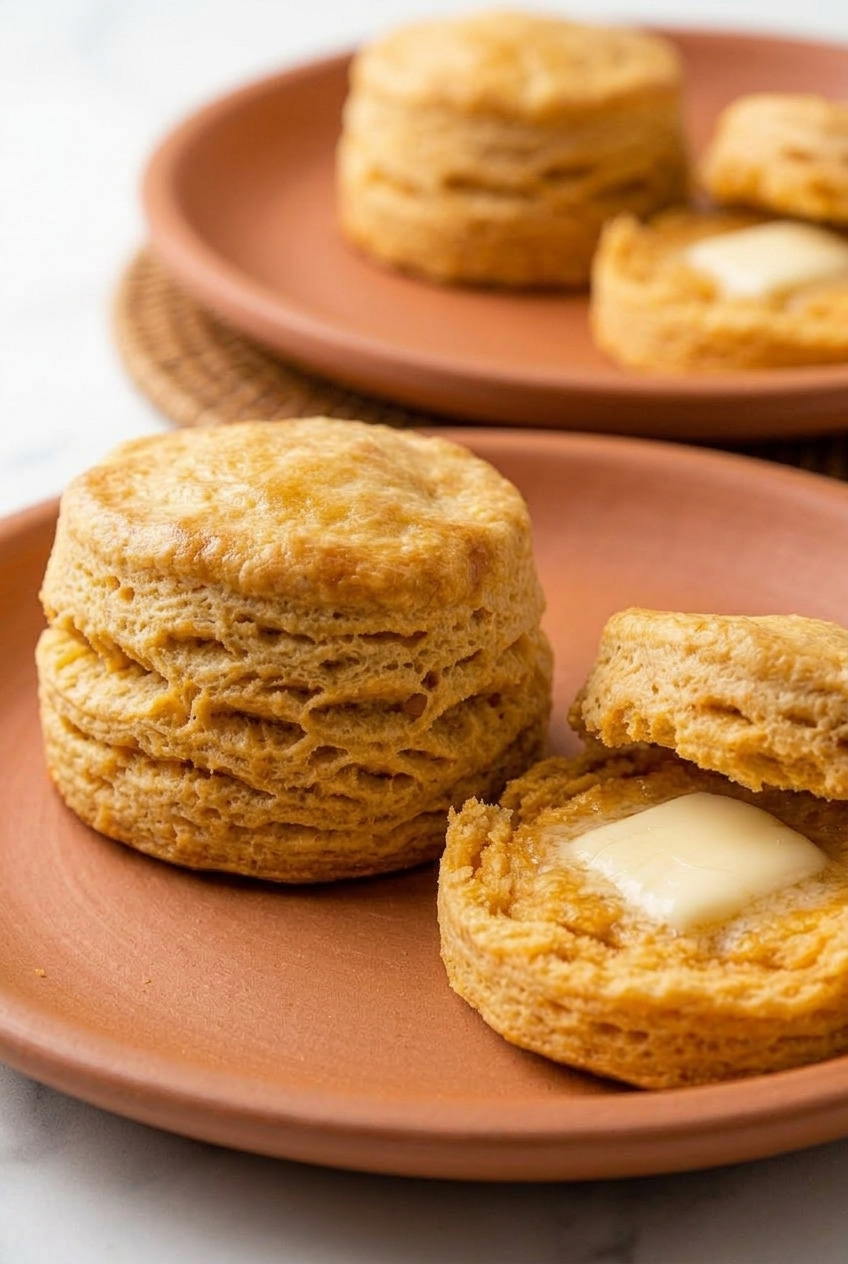 sweet potato biscuits dinner scene