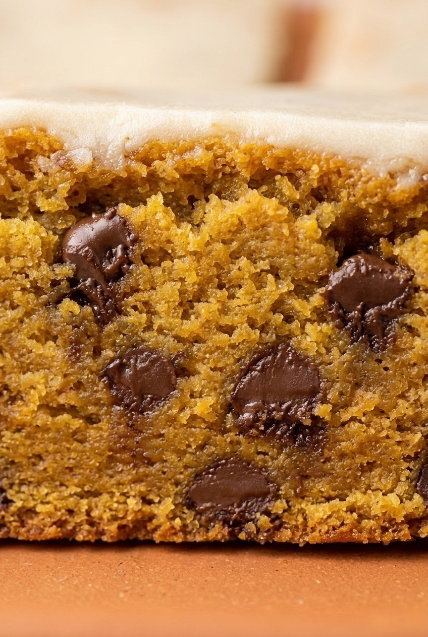 sweet potato blondies close up