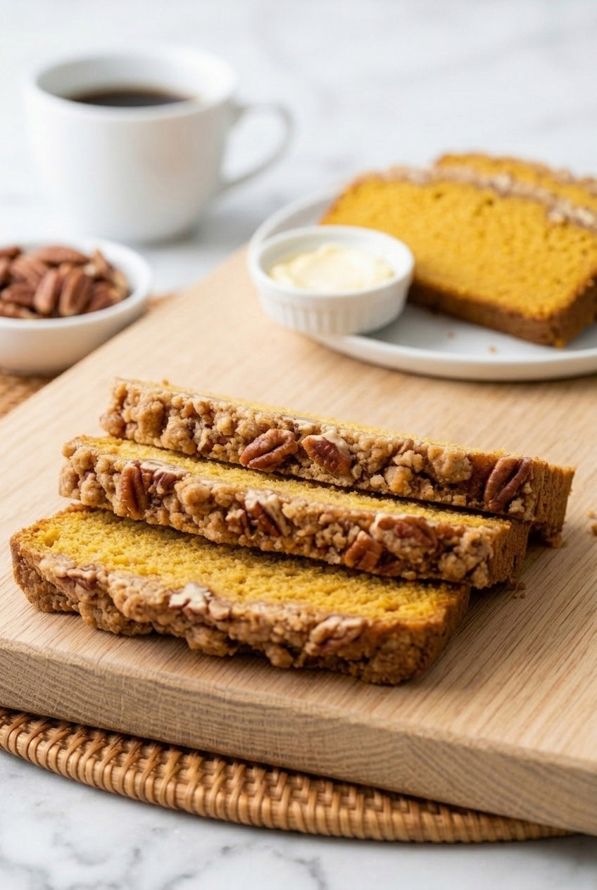 sweet potato bread with pecan streusel complete meal