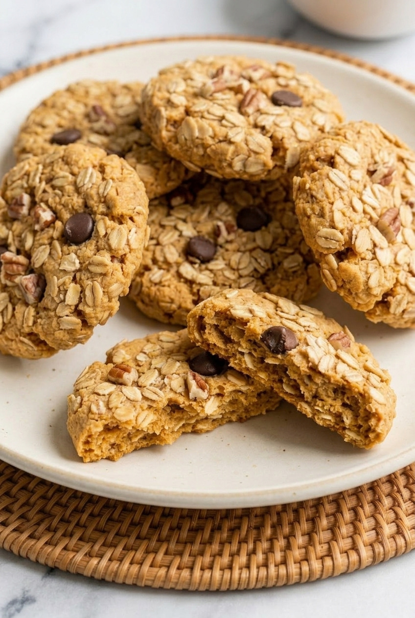 sweet potato breakfast cookies served