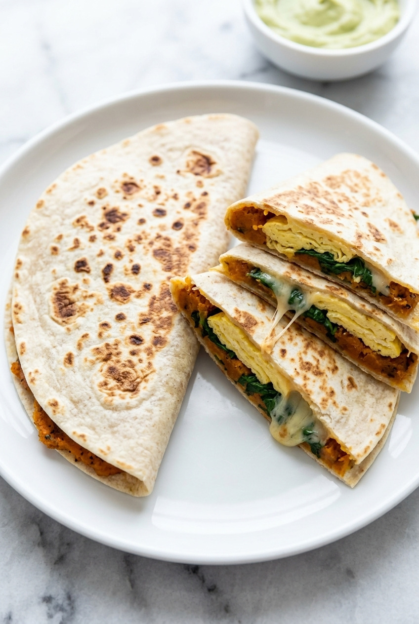 sweet potato breakfast quesadilla