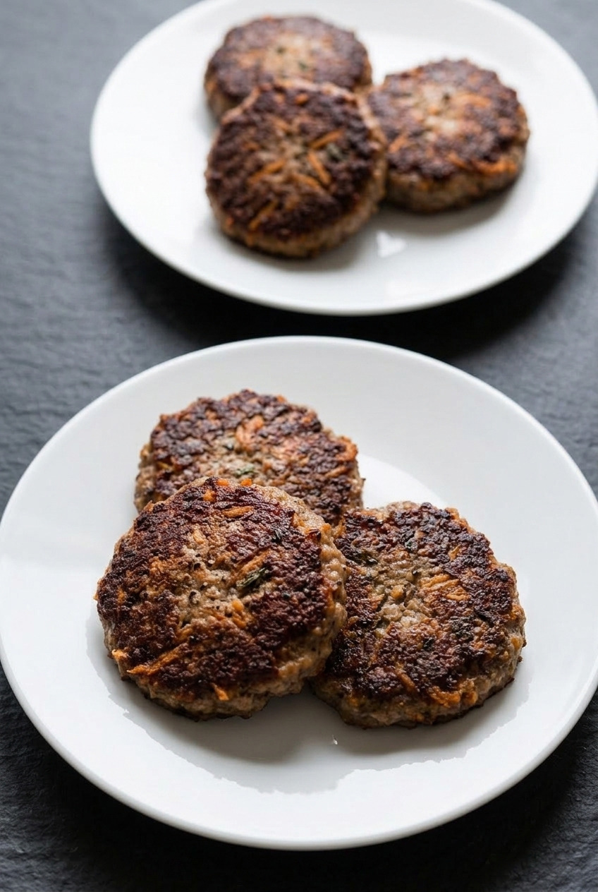 sweet potato breakfast sausage patties dinner scene