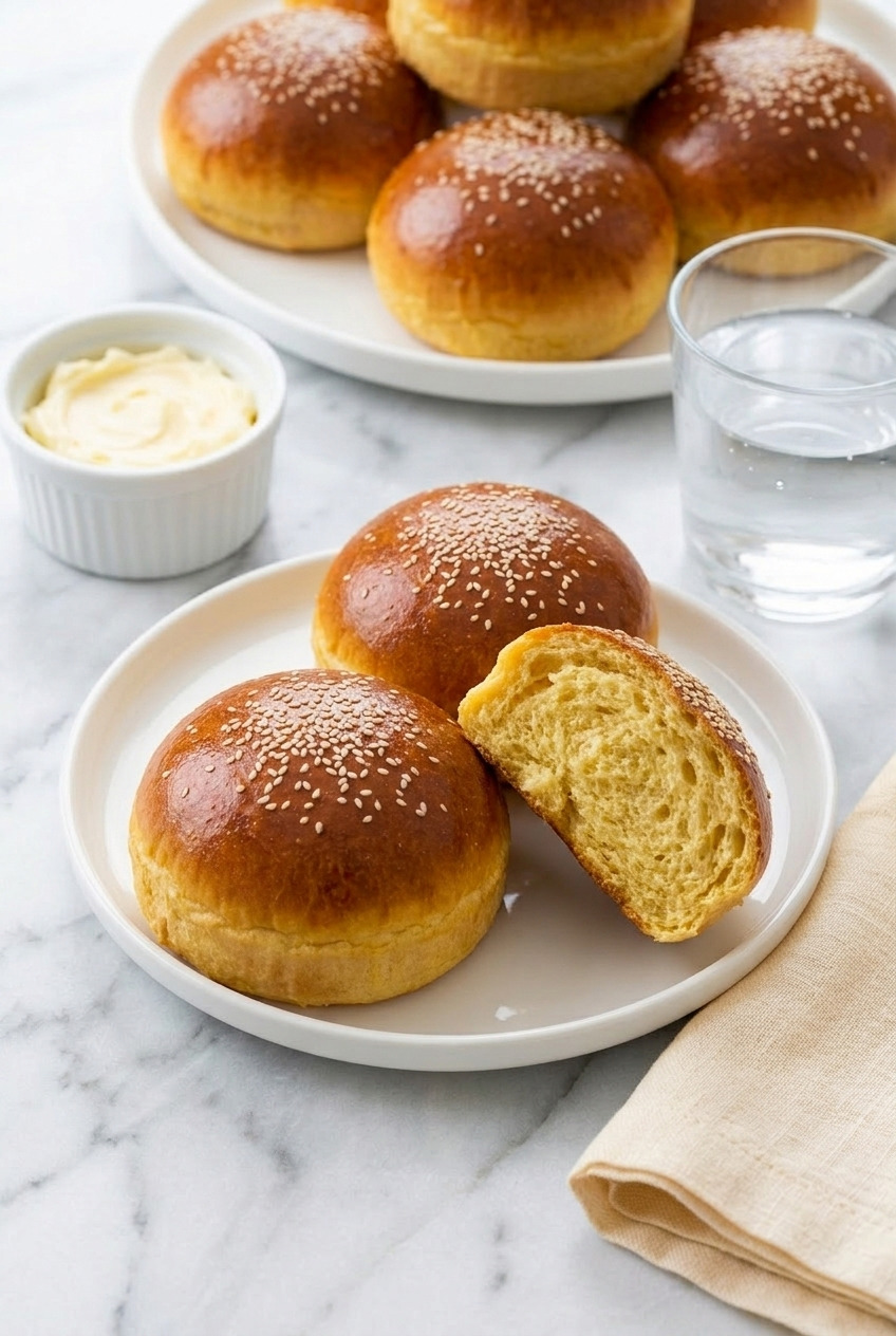 sweet potato brioche buns complete meal