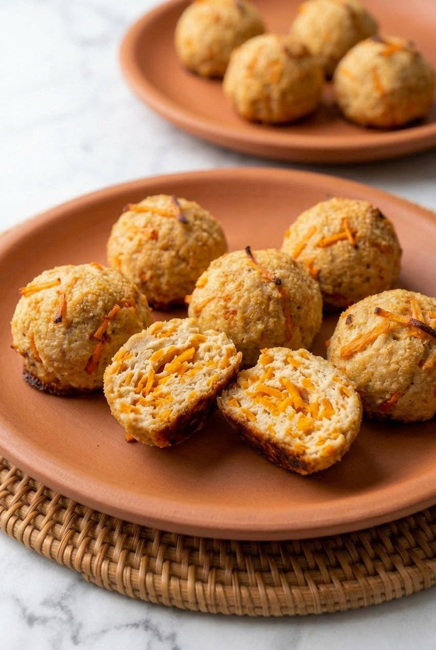sweet potato chicken meatballs dinner scene