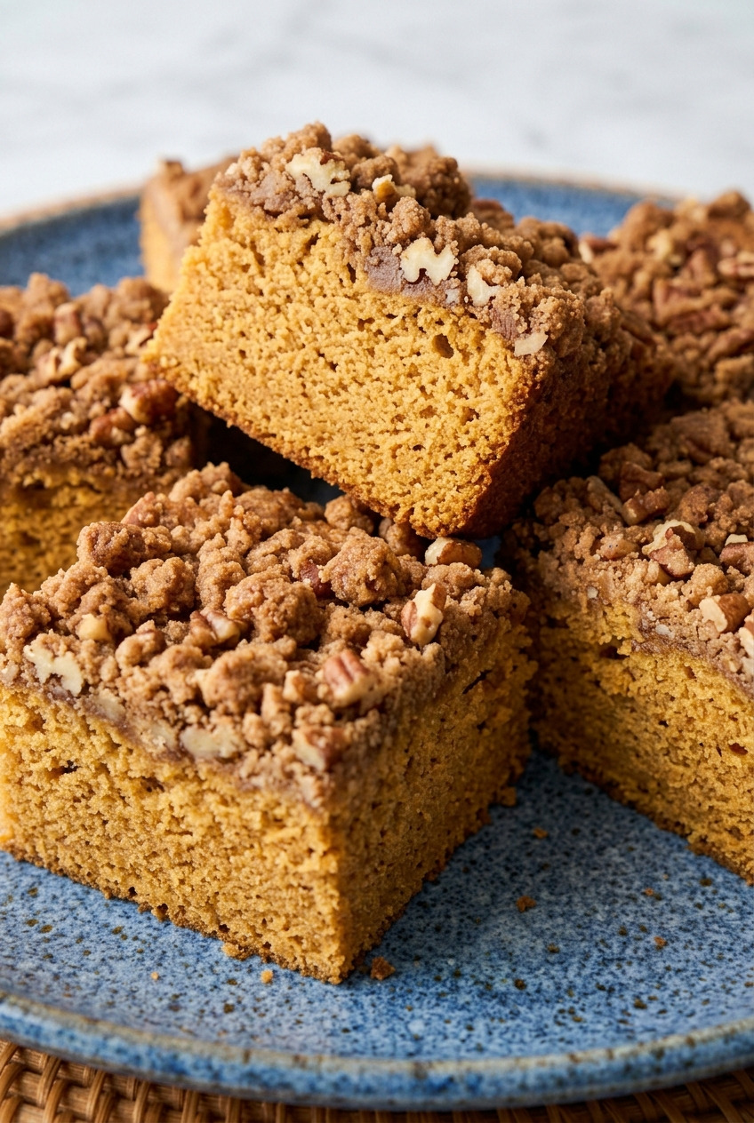 sweet potato coffee cake with streusel