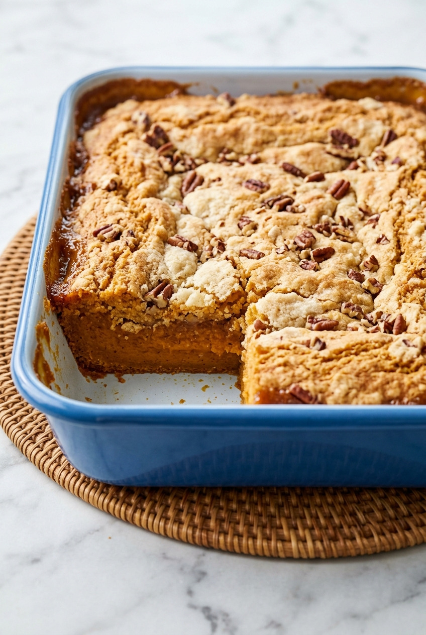 sweet potato dump cake