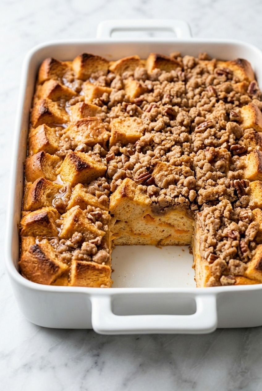 sweet potato french toast casserole