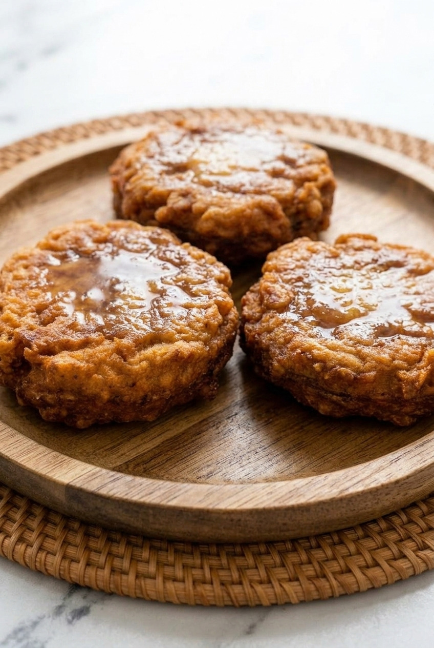 sweet potato fritters served