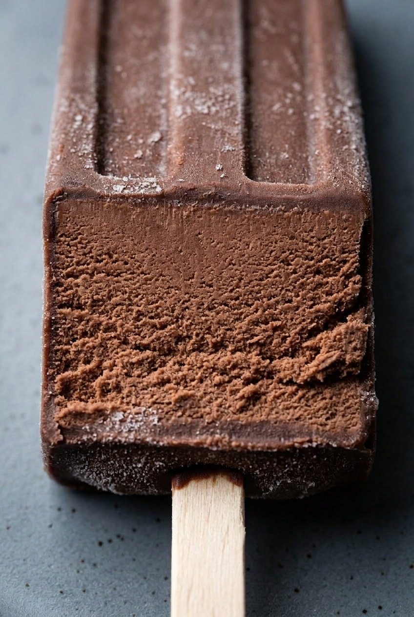 sweet potato fudgesicles close up