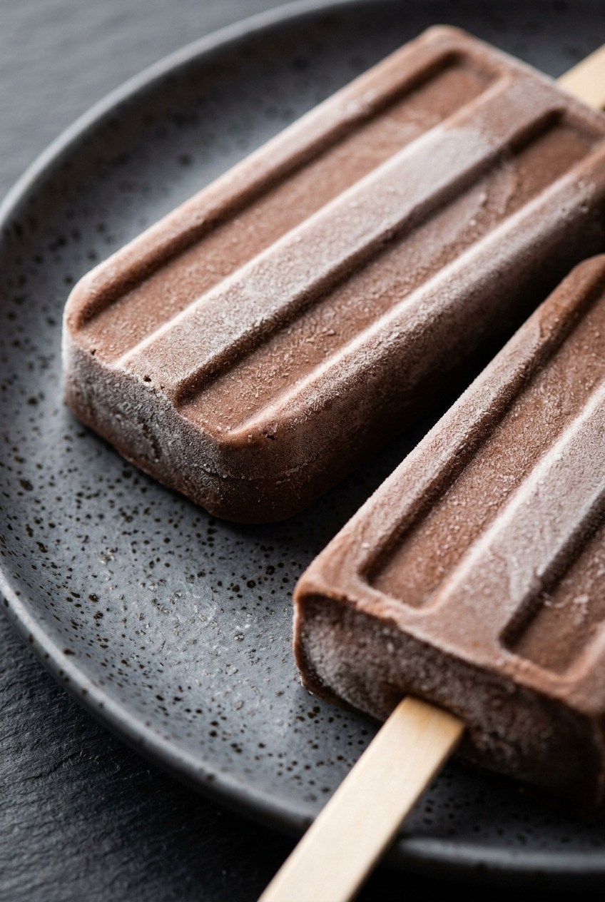 sweet potato fudgesicles served