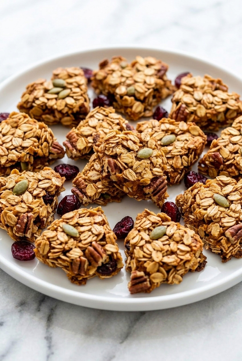 sweet potato granola side view