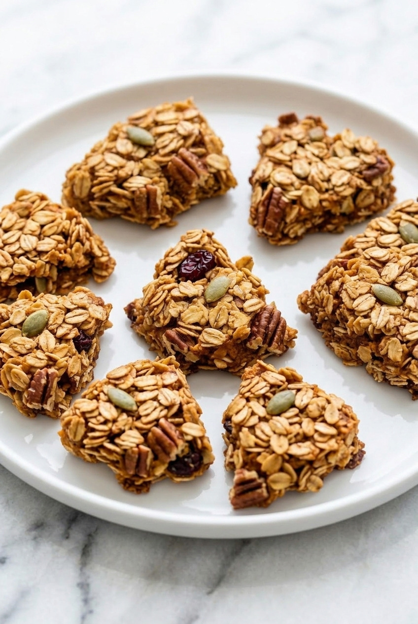 sweet potato granola served